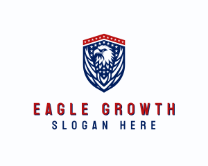 Veteran Eagle Shield logo design