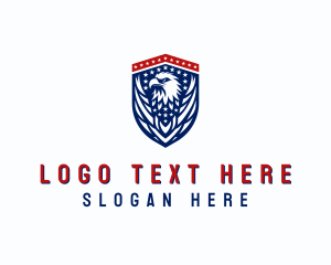 Eagle - Veteran Eagle Shield logo design