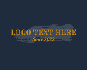 Gothic Texture Wordmark logo