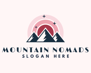 Sunshine Mountain Peak logo design