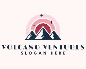 Sunshine Mountain Peak logo design