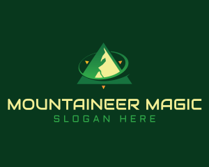 Compass Mountain Peak logo design