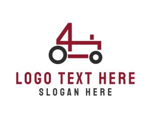 Agriculture Farming Tractor  logo