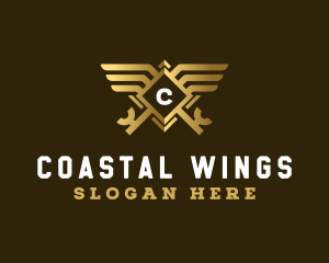 Deluxe Key Wings logo design