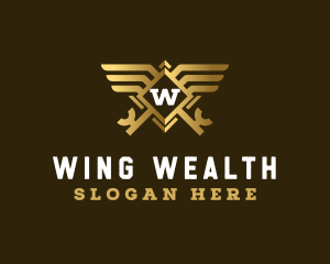 Deluxe Key Wings logo design