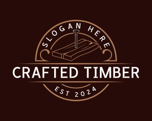 Wood Carpentry Workshop logo design