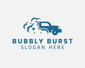 Car Water Bubbles logo design