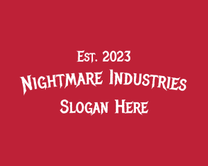 Scary Halloween Business logo