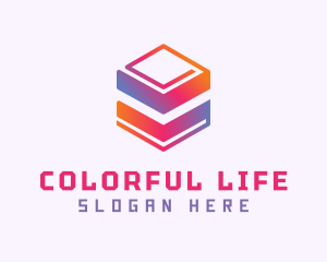 Colorful Cube Software logo design