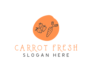 Organic Food Market logo design