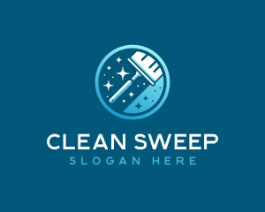 Squeegee Wiper Cleaning logo design