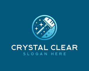 Squeegee Wiper Cleaning logo design