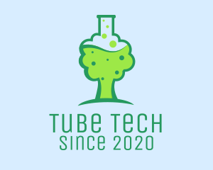 Tree Test Tube logo design