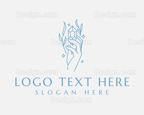 Elegant Hand Crystal Logo