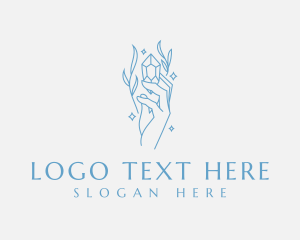 Elegant Hand Crystal logo