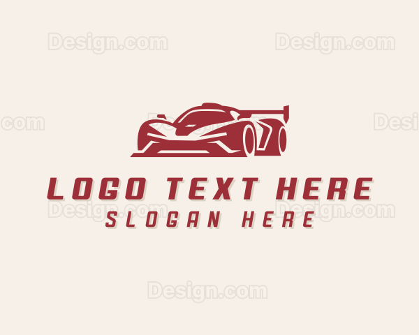 Race Car Automotive Logo