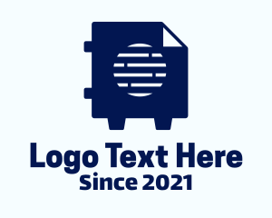Document - File Document Locker logo design