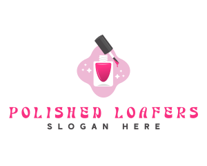 Stylish Nail Polish logo design