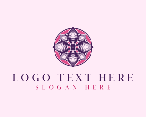 Mandala Flower Petals logo