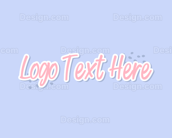 Playful Fun Handwriting Logo