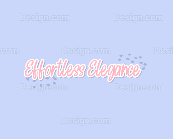 Playful Fun Handwriting Logo