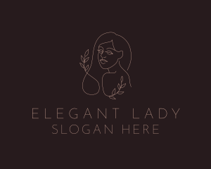 Leaf Lady Skincare logo design