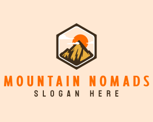 Outdoor Mountain Nature logo design