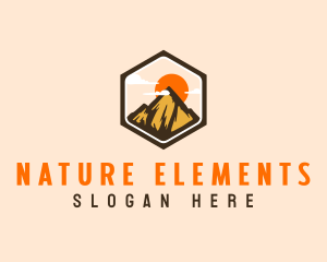 Outdoor Mountain Nature logo design