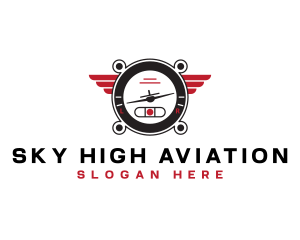 Aviation Airplane Gauge logo
