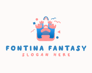 Inflatable Playground Toy logo design