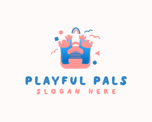 Inflatable Playground Toy logo design