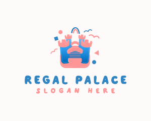 Inflatable Playground Toy logo design