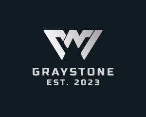 Gray Letter WN logo