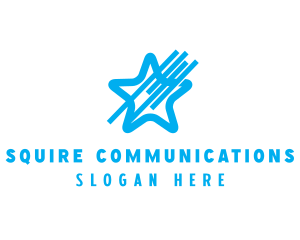 Sky Blue Star logo design