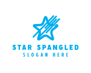 Sky Blue Star logo design