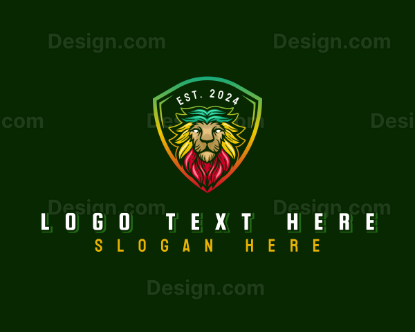 Shield Jamaican Lion Logo