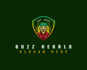 Shield Jamaican Lion logo design