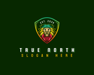 Shield Jamaican Lion logo design