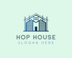 House Blueprint Architect logo design