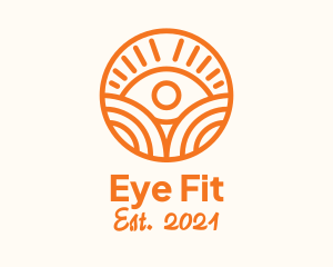 Eye Sun Valley logo design