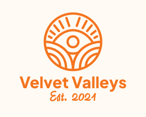 Eye Sun Valley logo design