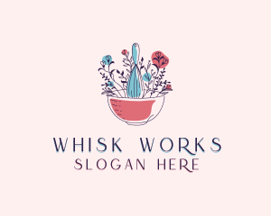 Floral Baking Whisk logo
