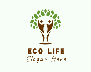 Tree Nature Conservation logo design