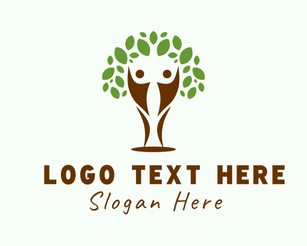 Vegetarian logo example 3