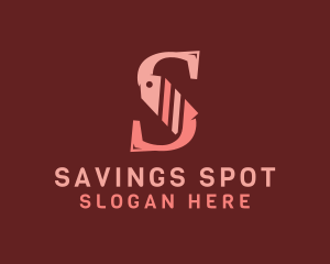 Letter S Price Tag logo design