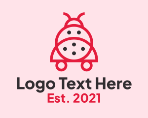 Cute Lady Bug  logo