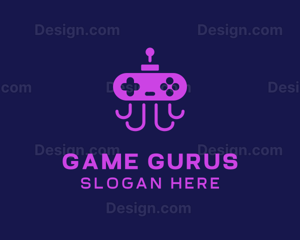 Gamer Console Octopus Logo