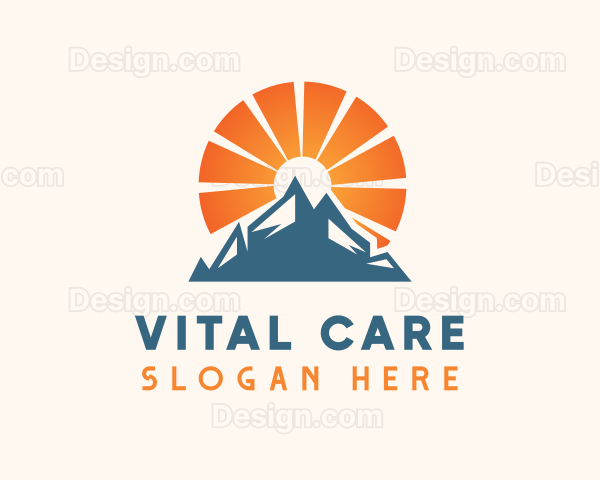 Sunrise Mountain Hiking Logo