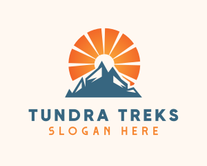 Sunrise Mountain Hiking logo design