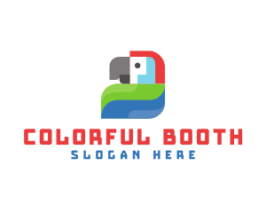 Colorful Pet Parrot  logo design